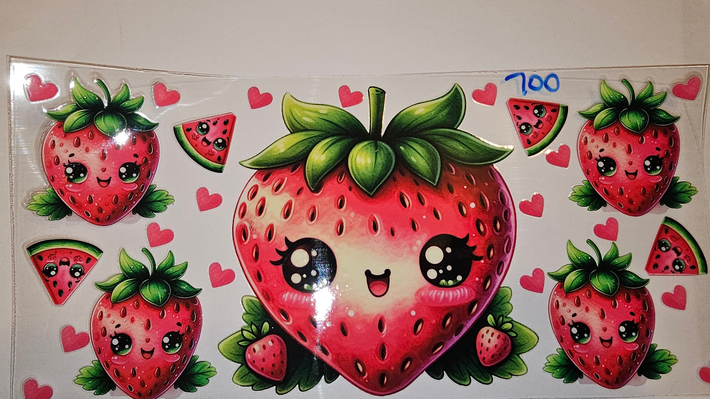 Strawberry, Cherries and Bows