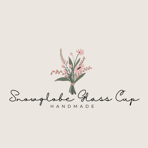 16 oz Glass Snowglobe Cup