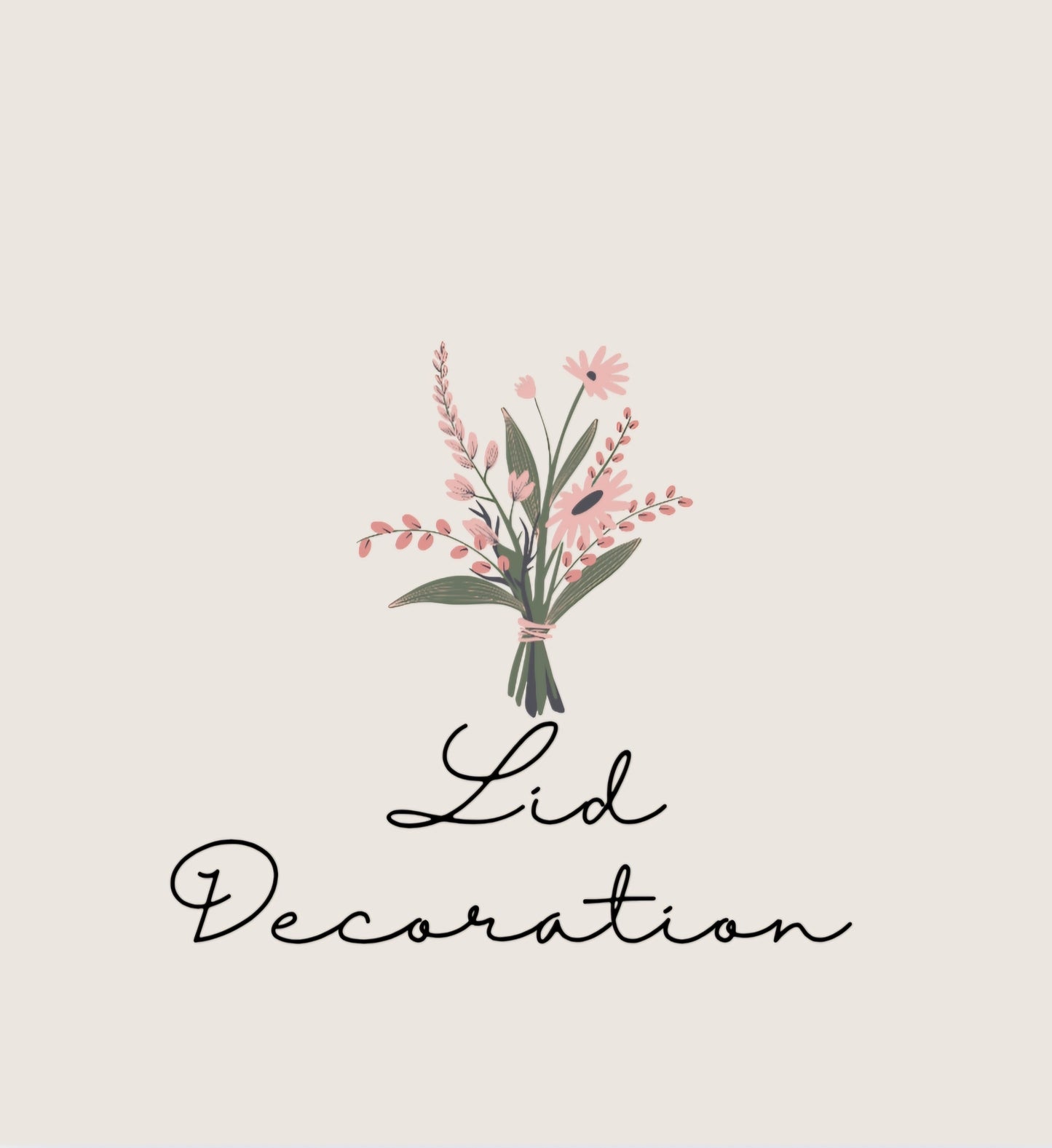 Lid decoration(does not include whipped decor)