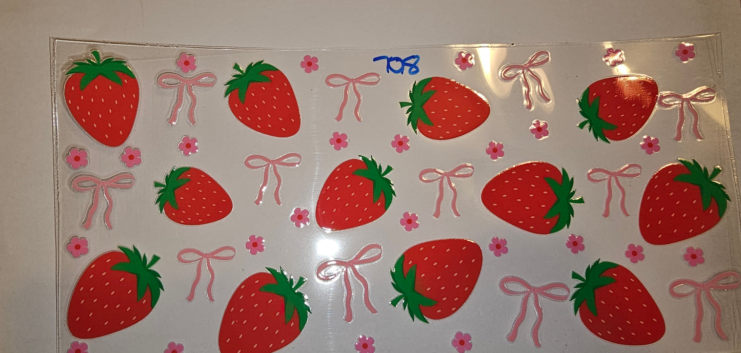 Strawberry, Cherries and Bows